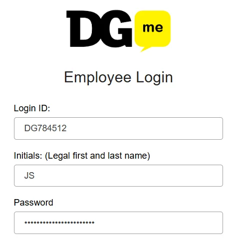 Enter your credentials